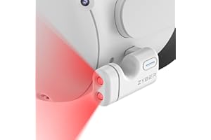 ZYBER IR Beleuchtung für Quest 2/3S/3 Pico 4 PSVR2, Eingebautes Infrarotlicht für Quest 2/3S/3 Verbessern Sie die Sensorverfolgung im Dunkeln