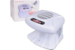 GEGONG Asciuga Unghie Ad Aria Con Sensore Automatico, Asciuga Unghie Ad Aria Con Temporizzazione Da 300 W Per Mani E Piedi, Asciuga Unghie A Vento Caldo E Freddo Per Smalto Per Unghie Normale