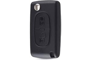 ENERGY 01 Carcasa llave compatible con Citroen C2 C3 C4 C5 C6 C8 Xsara Picasso Berlingo – Compatible con Peugeot 207 307 308 407 408 3008 5008 Partner 807 1007 – Fiat ULYSSE (2 botones – Peugeot Citroen, VA2 –