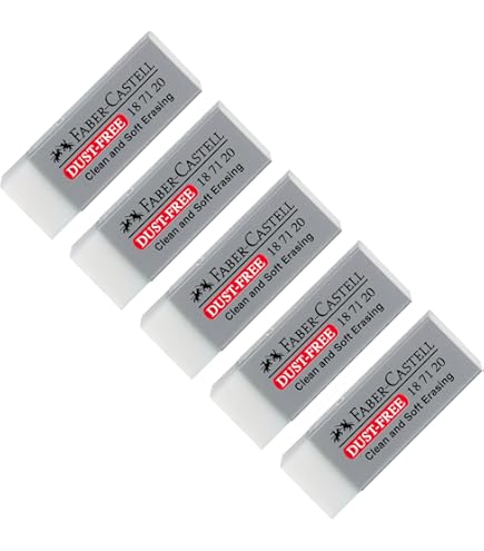 Faber-Castell 127154 Gomma Pane Bianca Per Artisti, Quadrangolare - Foto 6