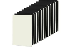 ZCZN-Quaderno Appunti, Taccuino a Foglio Bianco Formato A5, Confezione da 12 Pezzi-30 Fogli/60 Pagine, Utilizzato per Scrivere Note, Diario o Agenda, Nero