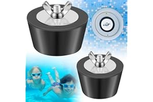 QOOLOO 38 and 51mm Bouchon d'hiver pour Piscine,Bouchon Piscine Bouchons d'hiver,EmpêChent Le Tuyau De Vidange D'êTre Endommagé par Le Gel, pour Les Piscines Et Les Spas(2pcs)