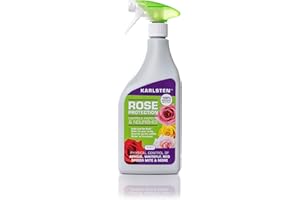 Karlsten 3-in-1 Rose Protection Spray | Kills Aphids, Whiteflies & Spider Mites | Prevents Powdery Mildew, Black Spot & Fungal Diseases | Rose Feed & Plant Tonic for Stronger, Healthier Growth