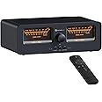 Fosi Audio LC30 Nero Dual VU Meter Audio Visualizer, Commutatore 2 ...