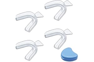 VIKSAUN 10 Pièces Gouttiere Dentaire Bruxisme Thermoformable, Gouttiere dentaire pour blanchiment des dents,Protege Dent Nuit, Anti Grincement Dent,Dents de Garde de Nuit pour Bien Dormir (10 Pièces)
