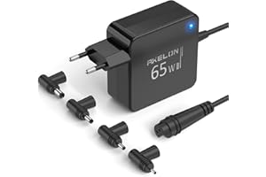 AKELON Caricatore per ASUS Portatile 65W 45W 33W per ASUS VivoBook Chromebook ZenBook ExpertBook B1 Pro 13 14 15 17 S14 S15 S17 Flip, Transformer, Indicatore di Alimentazione, 4 x Connettore rotondo