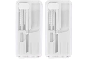 ZERODIS Dozownik Kulek Wybuchu Papierosów, Przenośne Odświeżacze Kapsułek ze sprężyną pamięciową DIY Smaki Ball Filtr Papierosowy do Palenia (Biały)