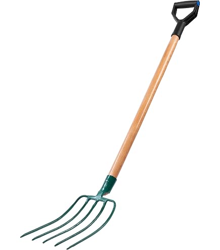 KADAX Spaden Fork Realizzato in Acciaio, forchetta Lunga 132 cm