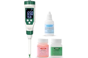 YIYEGO phmetro per Alimenti, Digitale Misuratore pH Alimentare con Sonda pH ad Alta precisione, Impermeabile pH Tester per Carne, Pane, Formaggi, Impasti, Panna e Acqua
