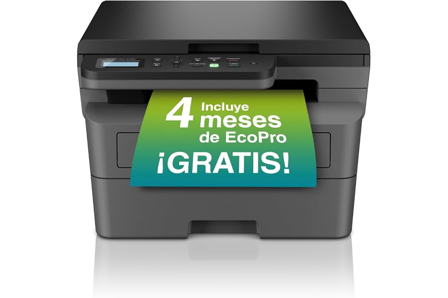 Brother DCP-L2627DWE Impresora Láser Monocromo 3en 1, Eficiente Fácil de Configurar y Conectar con Una Impresión Rápida y Sin