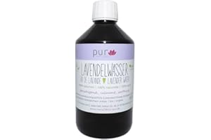 ‎PUR MANUFAKTUR pur Manufaktur 500 ml Lavendelwasser bio 100% naturreines Lavendel-Hydrolat