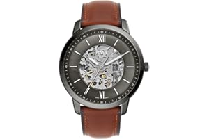 FOSSIL Montre Neutra pour Homme, Mouvement Automatique avec Bracelet en Acier Inoxydable ou en Cuir