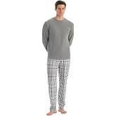 Dagi Erkek Dikiş Detaylı Waffle Tiş&ouml;rt Pantolon Pijama Takımı Gri Melanj S