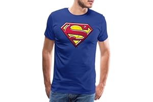 Spreadshirt Superman S-Shield Used Look Men’s Premium T-Shirt