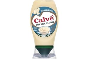 Calvé Maionese Fresca Ma-Yò, Formato 250 ml, Maionese con Yogurt Magro e il 55% in Meno di Grassi*, Ideale per Insalate di Riso, Patate Fredde e Insalatone, Senza Conservanti, Vegetariano