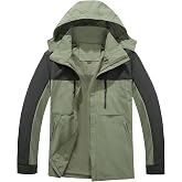 Men's Outdoor Jacket Windproof Sports Jakcet Waterproof Couple Jacket Hooded Lightweight Wind Jacket Coat for Outdoor Hiking Trekking