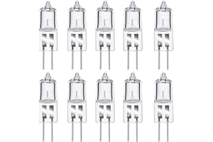 Comyan G4 Halogenlampen, 12V 20W Halogen Stiftsockellampe Warmweiß 2800K, G4 Kapselglühlampen Dimmbar für Innenbeleuchtung, 10 Stück