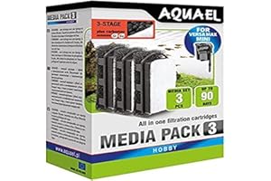 AquaEl Versamax 5905546192262 Lot de 3 filtres de Rechange pour Mini Niveau 2