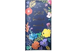 PaulStore 2026 Slim Week To View Vintage Flowers & Typo Designer Diary