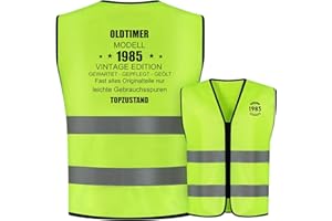 Hestya Lustig Geburtstagsweste - Geschenkideen zum 40/50/60 Geburtstag für Männer und Frauen