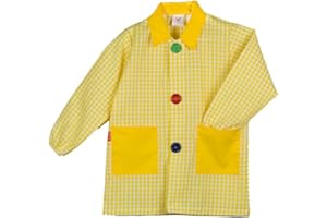 KLOTTZ - Babi scuola bambino vestaglia scolastica bambino con scollo a V stile italiano bambini