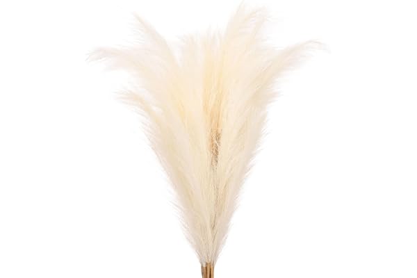 PATIKIL 96 cm hög pampasdekor, 7 st stora konstgjorda pampas storpack långa fluffiga fuskgräs torkat för hem boho dekor vas bröllop väggmark