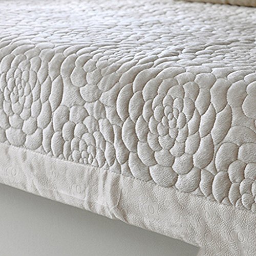 Beautylife66 Sofahusse Hochwertig Sofabezug Stretchhusse L 70*180cm Sofaabdeckung Grau - 4