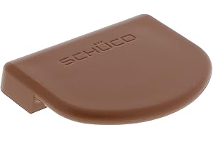 Poignée de porte de balcon, poignée, poignée de porte de terrasse Schüco avecun set de vis ToniTec.