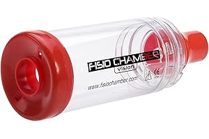 Tred Camera di Inalazione Anti-Statica con Boccaglio Fisiochamber Vision Plus, Multicolore