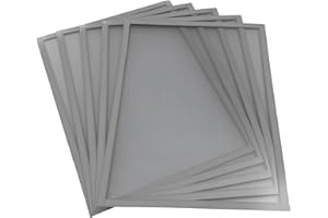 Shadow Foam Lot de 5 cadres magnétiques pour porte-documents, pour signalisation intérieure, format A5, A4, A3 (gris, A4)