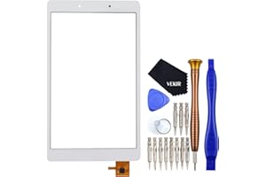 VEKIR Blanc SM-T290 Écran en Verre de numériseur Tactile Remplacement pour Samsung Galaxy Tab A 8.0 2019 T290