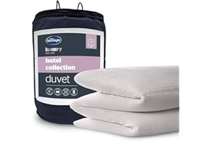 Silentnight Hotel Collection Kołdra na podwójne łóżko, z mikrofibry, 10,5 w skali Tog, biała