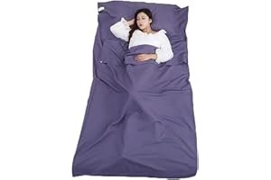 OBOVO Sac de couchage, sac de couchage léger portable, accessoires essentiels et camping