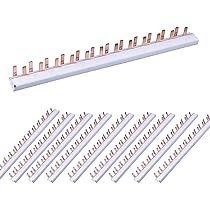 Pettine Collegamento Elettrico 4P 63A - 12 Moduli Quadripolare - Lunghezza 22,5 Cm Per Quadri E Centralini - Foto 7