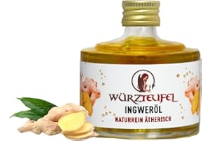 ‎YUBAOLY Ingwer - Öl Ingweröl aus Sri - Lanka. naturrein, ätherisch. Spitzenqualität. Glasflasche 40 ml.