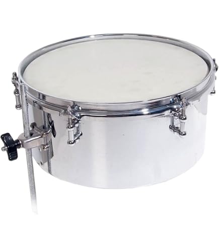 Mini Timbale Pacific Drums By DW - 4x8 Pouces En Acier Chromé - Pour Batterie Et Percussion