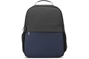 Lenovo 15.6" (39.62cm) Slim Everyday Backpack, Made in India, Compact, Water-resistant, Organized storage:Laptop sleeve,table