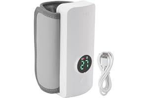 Srum Scaldalatte, Portatile Scaldabiberon per Il Latte Materno con Gancio E Anello Isolato Ricarica USB Batteria da 6000 mAh Sacchetto per La Conservazione del Latte Materno per Daycare Travel Uscire