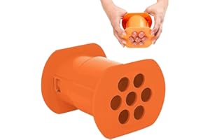 QUZENTE Cevapcici Press Maker, Manuelle Wurstmaschine mit 7 Löchern, Essen Fleischwolf Wurstfüller, Manuelle Cevapcici Press Maker, BBQ Grill Zubehör für Home Kitchen