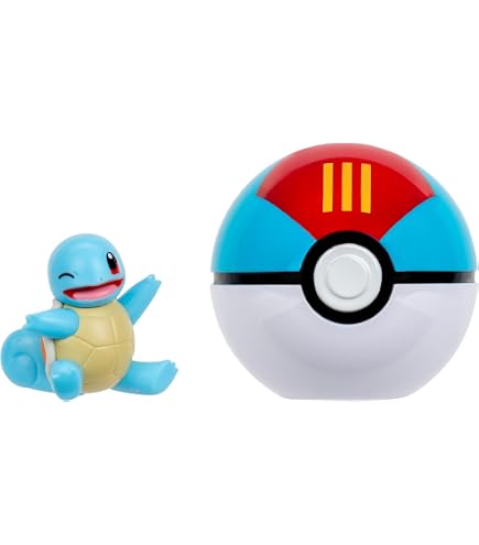 Pokémon Clip 'N' Go – Poké Ball Con Poliwag Y Lure Ball – Juguete De Cinturón Para Niños +4 Años