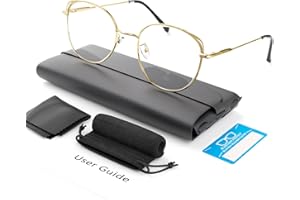 COOLOO Blue Light Glasses, Blue Light Blocking Glasses for Women Men, Gaming Computer Glasses Anti Glare Headache Eyes Strain Glasses with Blue Light