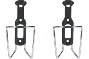 ZEFAL Pack Alu Plast 124 - Pack de Deux Porte-Bidons Velo - Porte Gourde en Aluminium pour Tout Type de Velo - Léger et Robuste - Argent