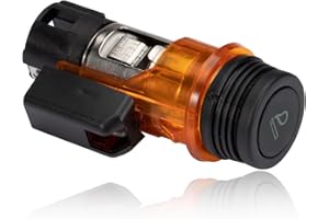 GNXfixt Kit Accendisigari 12V 735467047, 735460686 Accendisigari e presa di corrente per Doblo, Linea, Punto, Grande Punto, Panda, Fiorino, Palio, Stilo, Scudo, 500, Ypsilon II