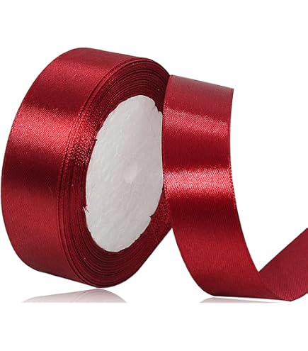 Nastro In Raso Doppio ETM 40mm X 50 Metri, Colore Bordeaux, Per Bomboniere E Confezioni Regalo - 3