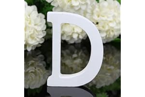 Decorativo Legno Lettere, Appeso Parete 26 Lettere Legno Alfabeto Parete Lettera per Camera Matrimonio Compleanno Partito Casa Decor, Gspirit (D)