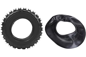 QQMORA Pneus de Moto Chambres à air ,Pneu Anti crevaison 13x5 . 00 6 7 . 0PSI Absorption des Chocs Motif antidérapant pour Dirt Bike ATV Tondeuse à Gazon