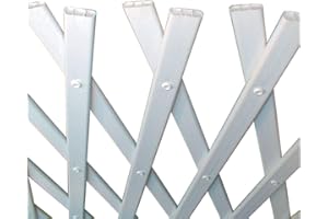 Nortene | Celosia Extensible PVC Trelliflex 1x3 M Blanco | Decoración Exterior | Cerramientos Ambientes Modernos