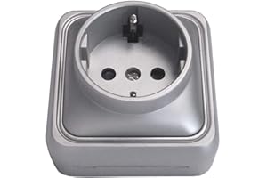 FONTINI Bf bf-18 - Base enchufe 18 schuko superficie 16a aluminio bolsa