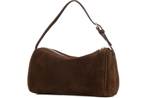 DONNAIN Läderhandväska damer äkta läder, premium mockaväska damer, liten axelväska läder, trendig crossbody bag läder, elegant mockaväska med justerbar rem