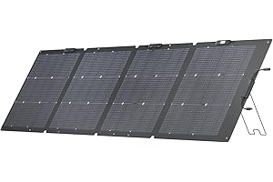 EF ECOFLOW 220W Solar Panel, Solarpanels Faltbar Solarmodul für EcoFlow DELTA & RIVER Tragbare Powerstation, Photovoltaik Modul Solaranlage für Outdoor Garten Balkon Wohnwagen Camping